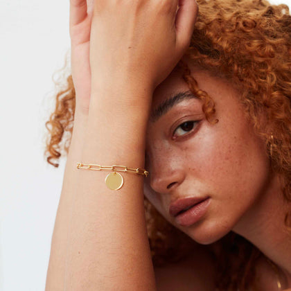 Personalised Paperclip Bracelet Silver